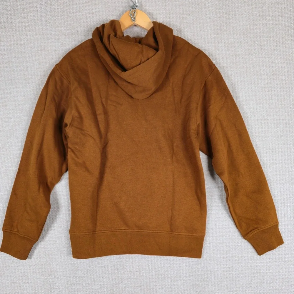Levis Mens Relaxed Graphic Hoodie Brown‎ Pink Box Logo Size XS New